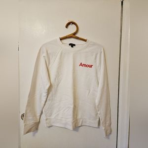 Jcrew amour crew neck sweater